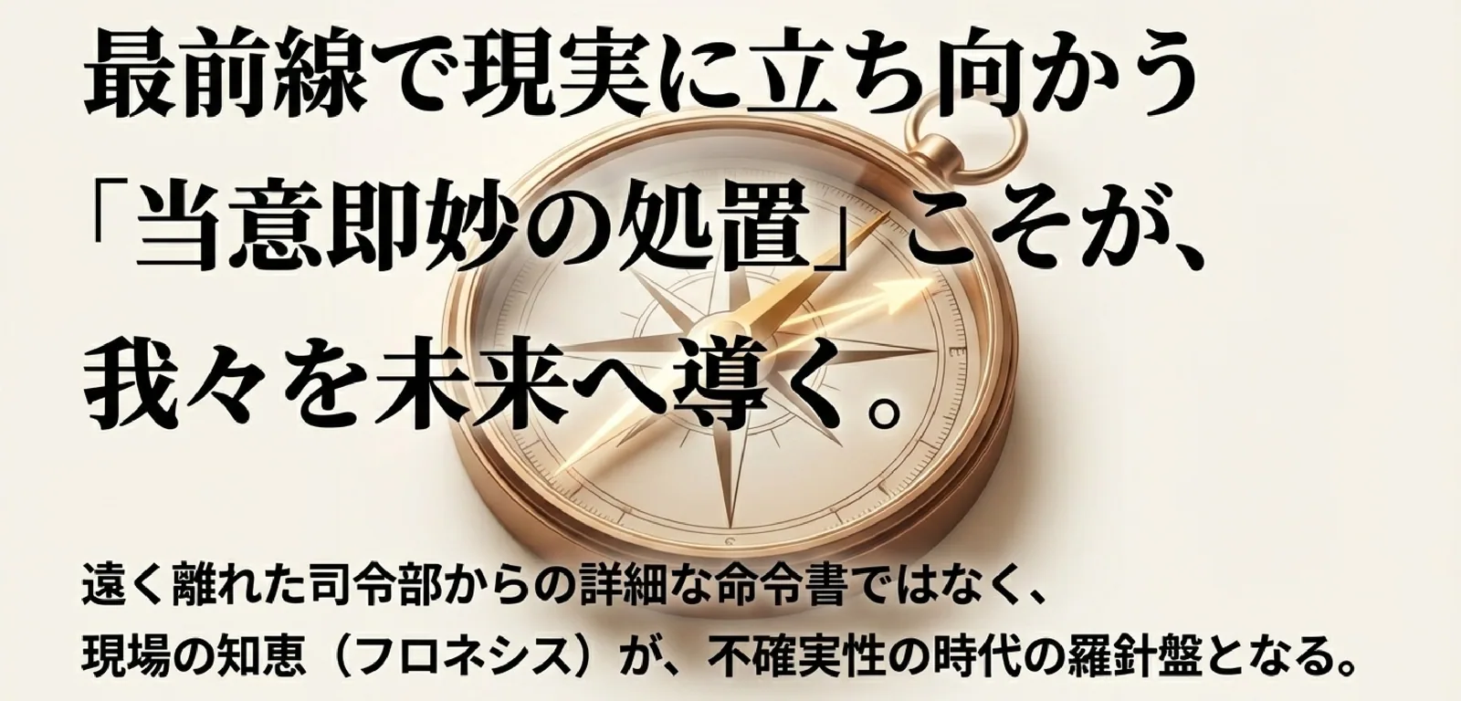 計画は崩壊 現場の羅針盤
