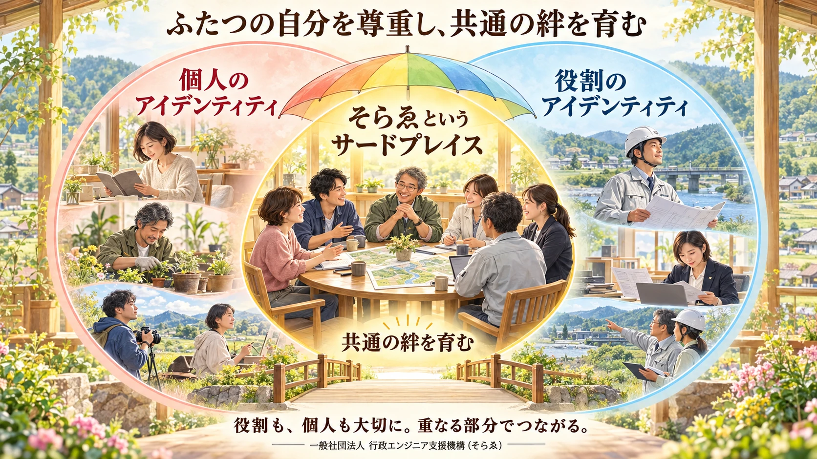 ふたつの自分を尊重し、共通の絆を育む