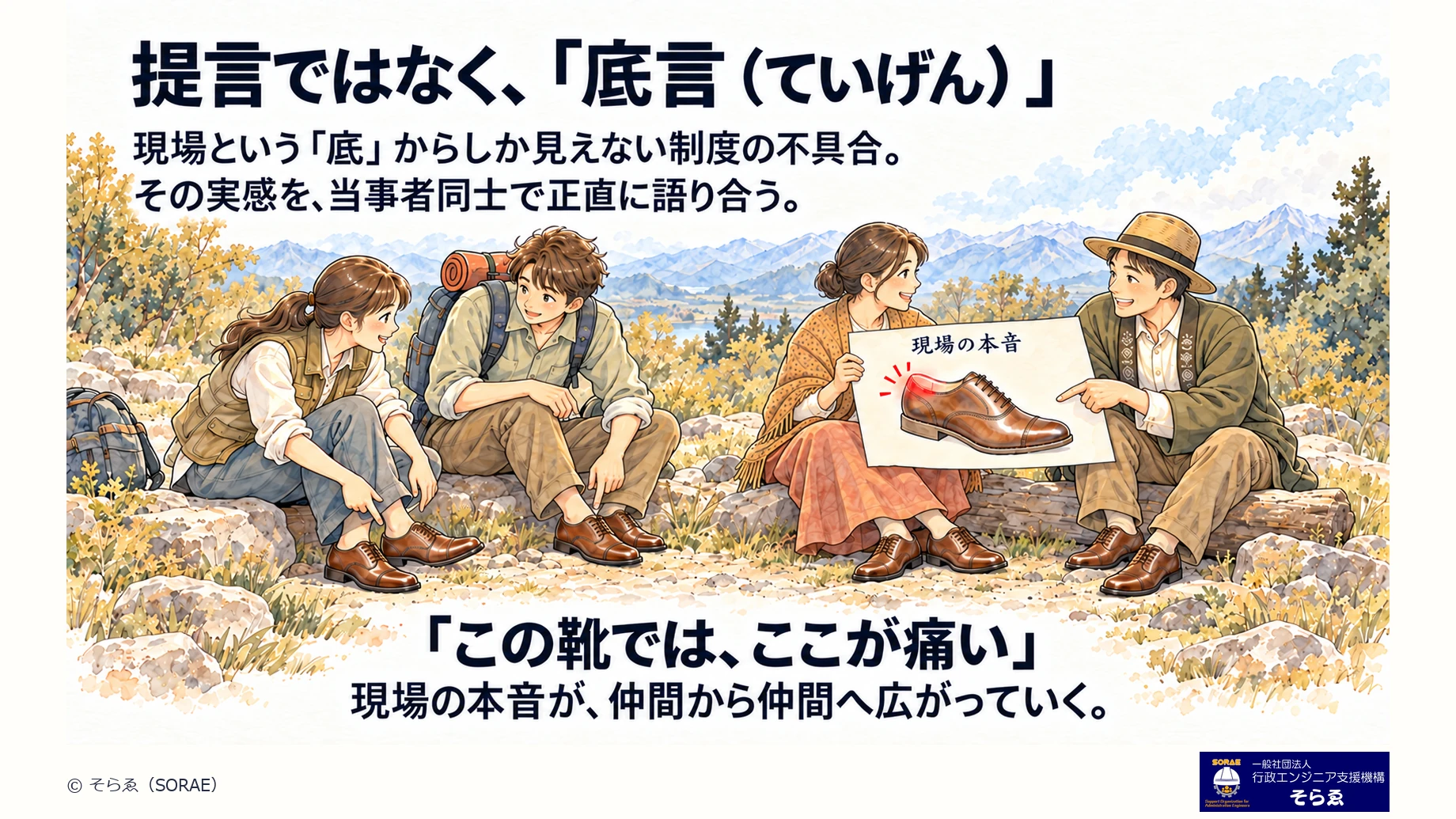 提言ではなく底言